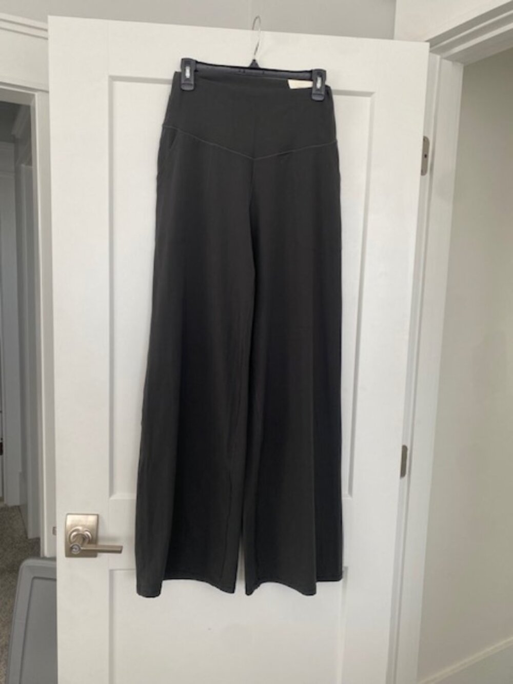 Aerie OFFLINE Wide Leg Legging Pants Dark Gray NWT High Rise